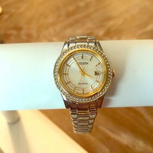 Women’s Citizen Silhouette Crystal Eco-drive Watch